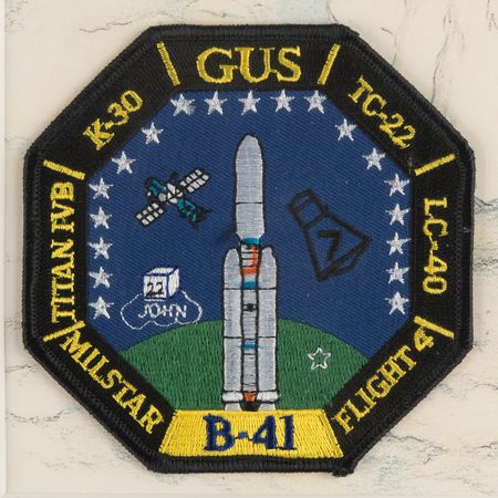 Lot #8125 Apollo 1 Memorial Print with (2) Embroidered Patches (Ltd. Ed #8/15) - 20.25˝ x 16.25˝ - Image 3
