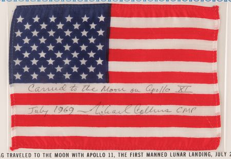 Lot #8174 Apollo 11 Flown American Flag - From the Personal Collection of Michael Collins - Image 3