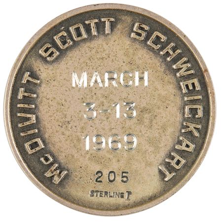 Lot #8156 Apollo 9 Flown Robbins Medallion - From the Personal Collection of Jim McDivitt - Image 2