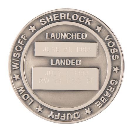 Lot #8536 STS-57 Flown Robbins Medallion - From the Personal Collection of Brian Duffy - Image 2