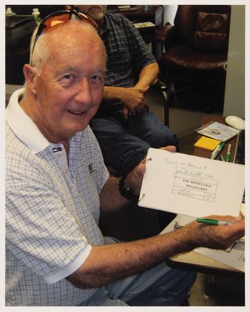 Lot #8152 Apollo 9 Flown Lunar Module Rendezvous Procedures Checklist - From the Personal Collection of Jim McDivitt - Image 22