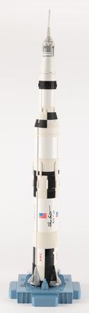 Lot #8611 Apollo 9 Signed Saturn V Rocket Model - Image 3