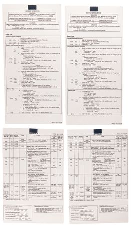 Lot #8534 STS-112 Archive of (50+) Astronaut and Mission Control-Used Cue Cards and Flight Data File Checklists - Image 12