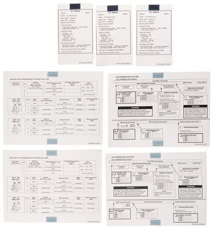 Lot #8534 STS-112 Archive of (50+) Astronaut and Mission Control-Used Cue Cards and Flight Data File Checklists - Image 13