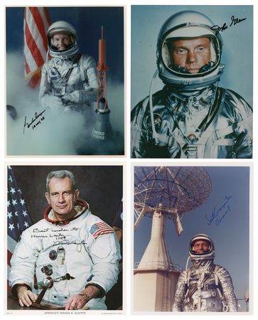 Lot #8055 Mercury Astronauts (6) Signed Items - Image 1
