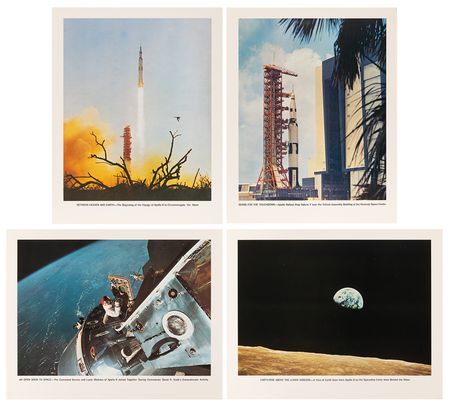 Lot #8455 Apollo Program (48) Oversized NASA Lithographs - Image 3