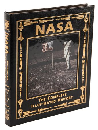 Lot #8218 Buzz Aldrin Signed Book - NASA: The Complete Illustrated History - Image 3