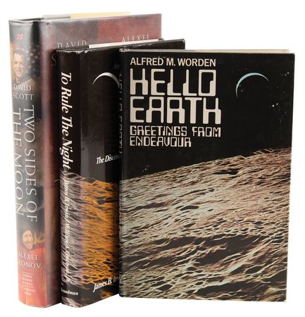 Lot #8353 Apollo 15 (3) Signed Books - Image 1