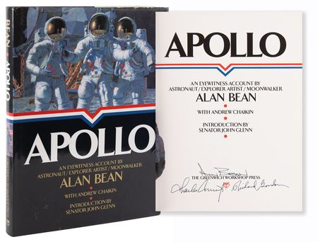 Lot #8258 Apollo 12 Crew-Signed Book - Apollo: An Eyewitness Account - Image 1