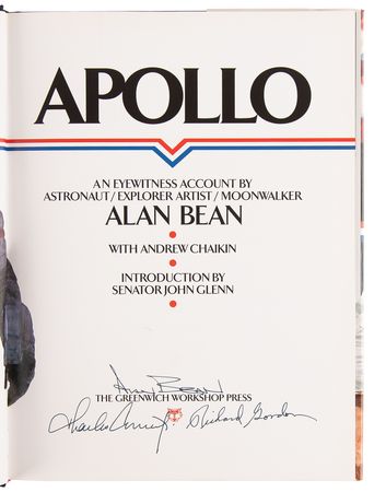 Lot #8258 Apollo 12 Crew-Signed Book - Apollo: An Eyewitness Account - Image 4