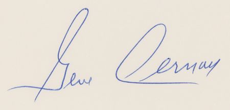 Lot #8414 Gene Cernan Signed Book - The Last Man on the Moon - Image 2