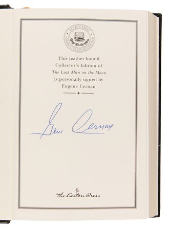 Lot #8414 Gene Cernan Signed Book - The Last Man on the Moon - Image 4