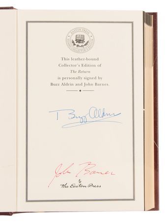 Lot #8437 Astronauts (7) Signed Books with Aldrin, Mitchell, and Carpenter - Image 4