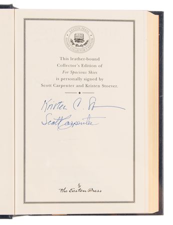 Lot #8437 Astronauts (7) Signed Books with Aldrin, Mitchell, and Carpenter - Image 7