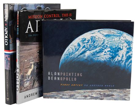 Lot #8266 Alan Bean (3) Signed Books - Image 1