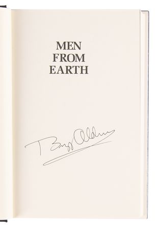 Lot #8207 Buzz Aldrin (5) Signed Books - Image 4