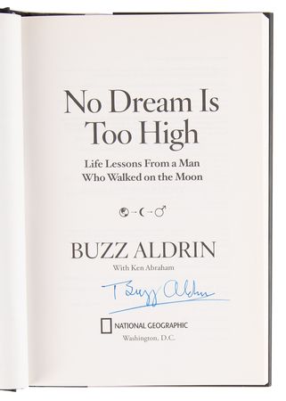 Lot #8207 Buzz Aldrin (5) Signed Books - Image 5