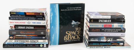 Lot #8550 Space Shuttle Astronauts (20) Signed Books - Image 1