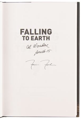 Lot #8365 Al Worden Signed Book and Insert - Falling to Earth - Image 4