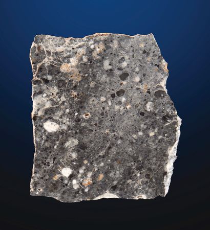 Lot #8670 Bechar 006 Lunar Meteorite Slice