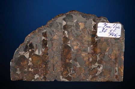 Lot #8672 Imilac Pallasite Meteorite Slice - Image 2