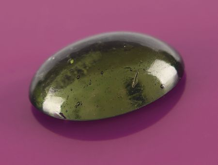 Lot #8674 Moldavite Cabochon Gemstone - Image 1