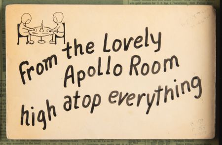 Lot #8132 Apollo 7 Flown Cue Card from the First Live Television Broadcast from an American Spacecraft - Image 2