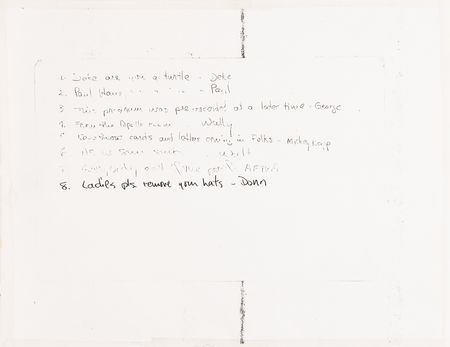 Lot #8132 Apollo 7 Flown Cue Card from the First Live Television Broadcast from an American Spacecraft - Image 5