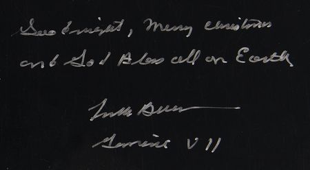 Lot #8084 Frank Borman Oversized Signed Photograph - Image 2