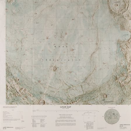 Lot #8404 Apollo 17 (3) Charts: Flight Chart, Earth Orbit Chart, and Lunar Map - Image 4