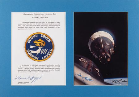 Lot #8076 Gemini 7 Flown Patch - From the Personal Collection of Tom Stafford - Image 1