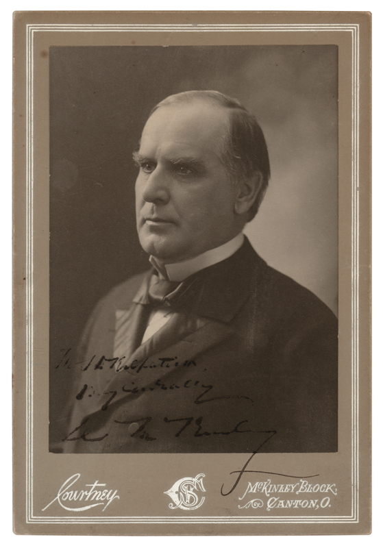 Lot 157 William McKinley Signed Photograph