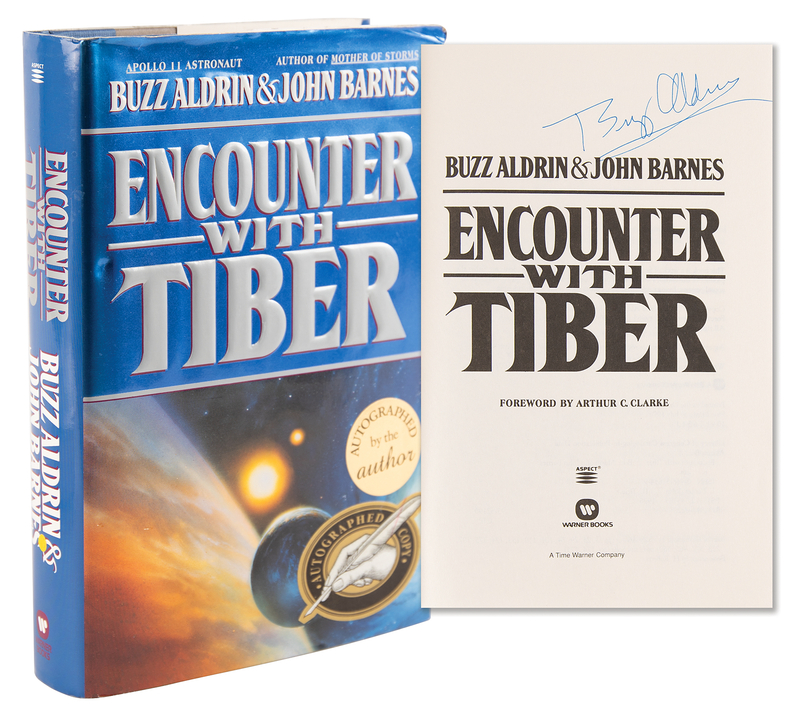 Lot 509 Buzz Aldrin Signed Book - Encounter with Tiber