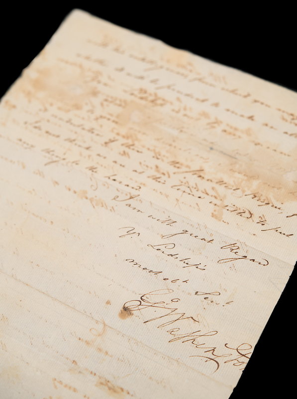 Lot 1 George Washington Revolutionary War-Dated Letter Signed to Lord Stirling, Preparing His Defense of Philadelphia and a Raid on Staten Island (1777): 