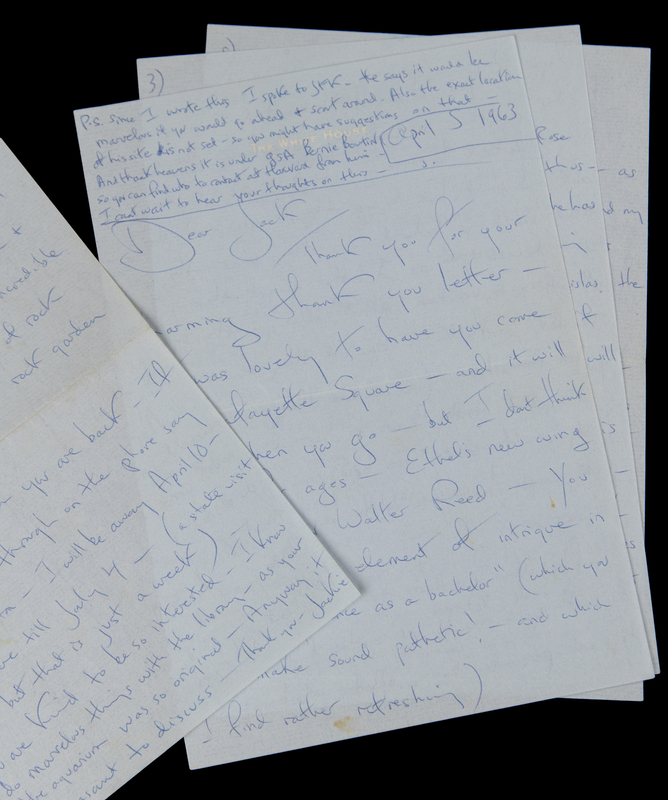 Lot 23 Jacqueline Kennedy Autograph Letter Signed as First Lady, Imagining the JFK Library in Early 1963: 