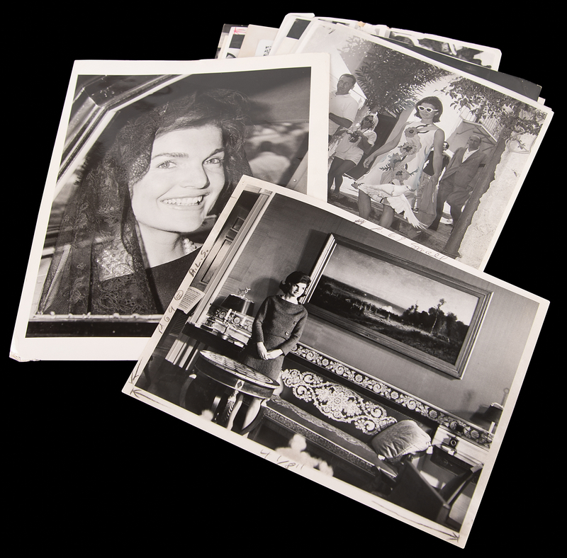 Lot 128 Jacqueline Kennedy Archive of (51) Press Photographs (White House Era)