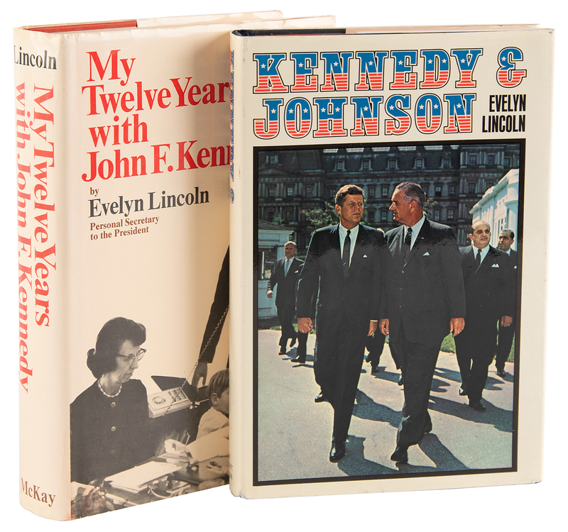 Lot 151 John F. Kennedy: Evelyn Lincoln (2) Signed Books