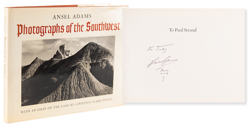 Lot 578 Ansel Adams Signed Book - Photographs of the Southwest