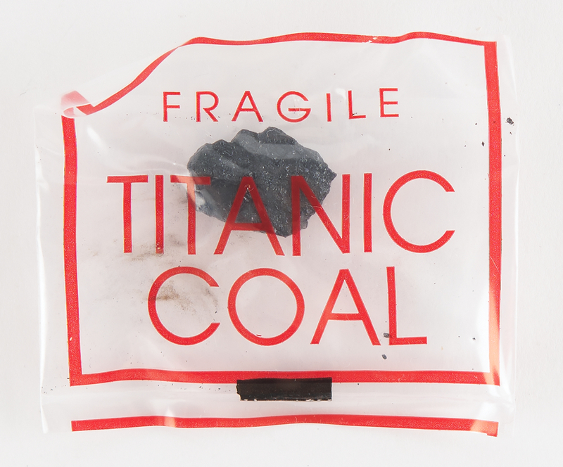 Lot 428 Titanic: Coal Piece Recovered from Wreck Site