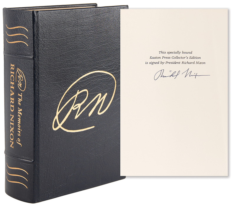 Lot 162 Richard Nixon Signed Book - The Memoirs of Richard Nixon