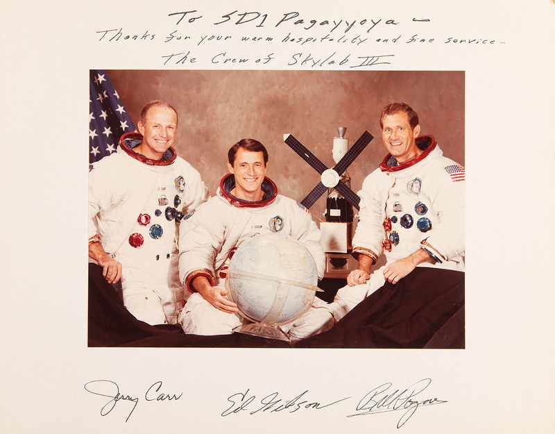 Lot 564 Skylab 4 Signed Photograph