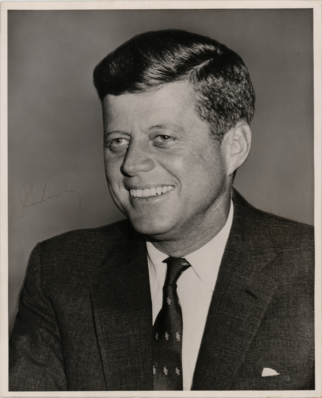 Lot 45 John F. Kennedy Signed Photograph