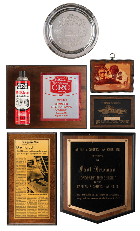 Lot 903 Paul Newman's Lot of (4) Auto Racing Awards from the Early 1980s
