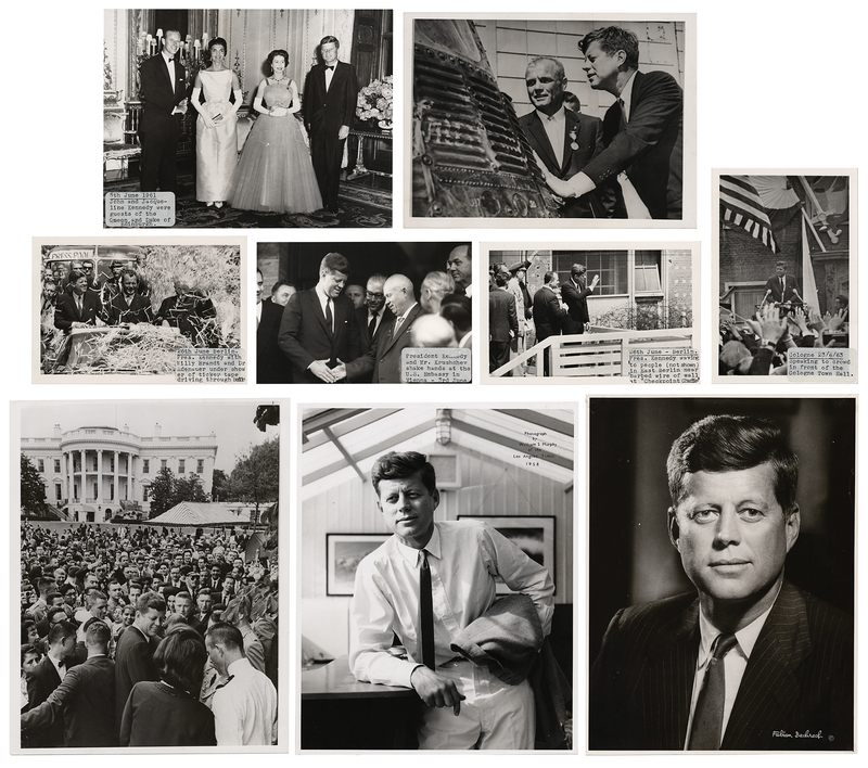 Lot 138 John F. Kennedy (9) Original Vintage Photographs