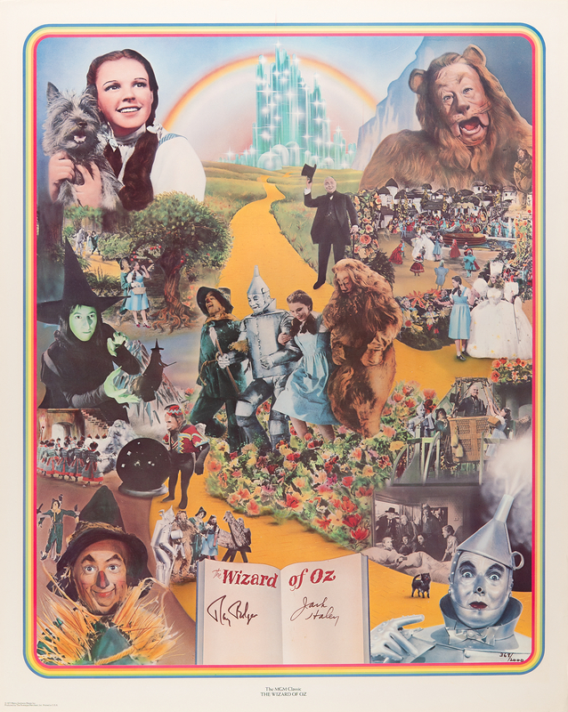 Lot 932 Wizard Of Oz: Bolger and Haley Signed Print (Ltd. Ed. #368/2000)
