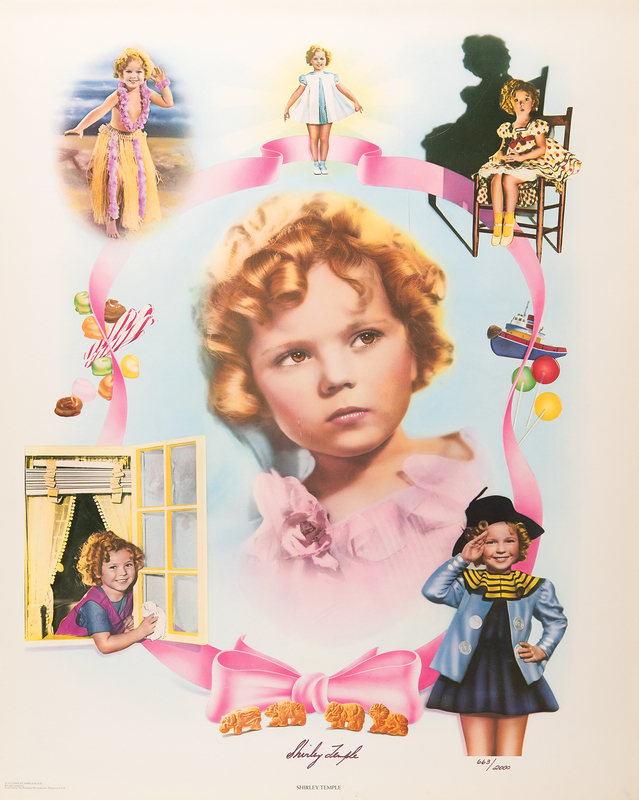 Lot 923 Shirley Temple Signed Print (Ltd. Ed. #663/2000)