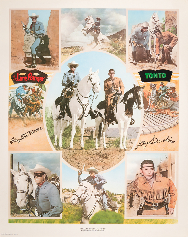 Lot 902 Clayton Moore and Jay Silverheels Signed Print