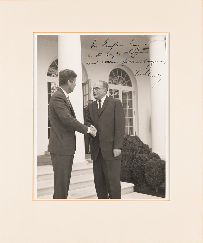 Lot 40 John F. Kennedy Signed Photograph as President