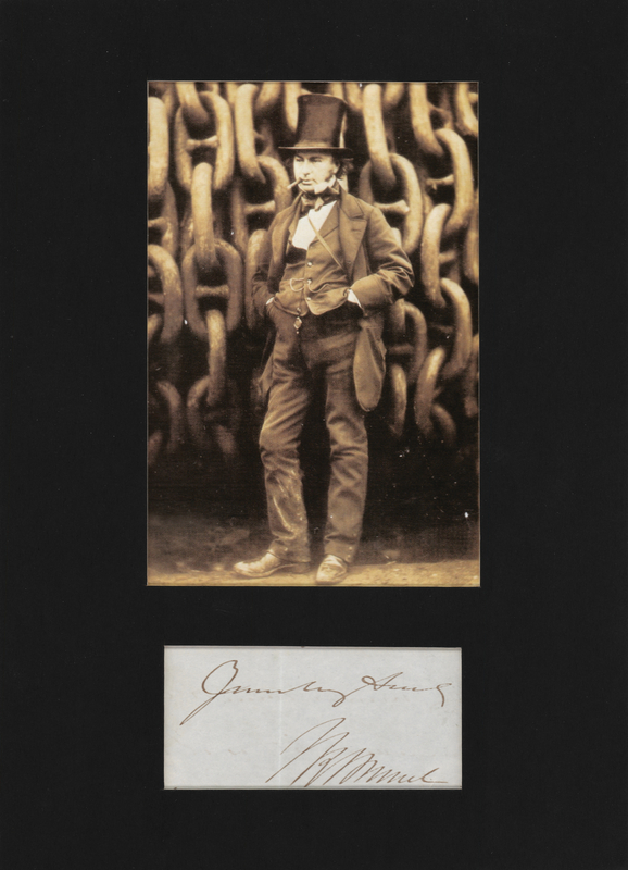 Lot 316 Isambard Kingdom Brunel Signature