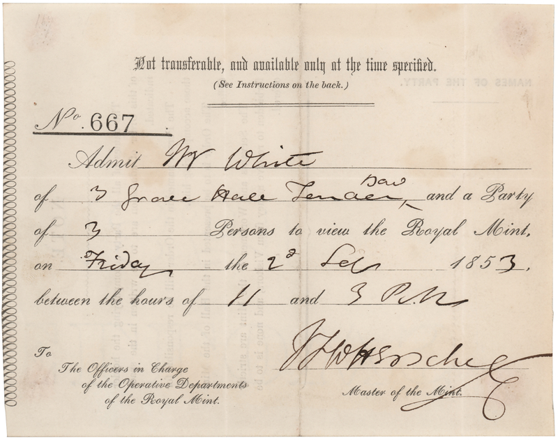 Lot 345 John F. W. Herschel Document Signed